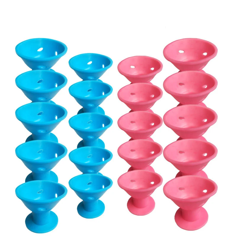 10/20/30pcs/set Magic Hair Care Rollers for Curler Sleeping No Heat Soft Rubber Silicone Hair Curler Twist Hair Styling DIY Tool