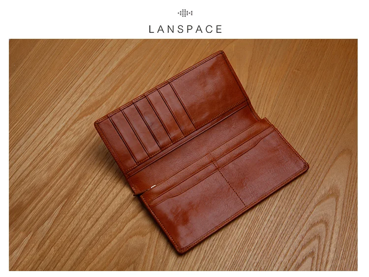 LANSPACE, натуральная кожа, мужской кошелек, дизайнерские кошельки, держатели, известный бренд, кошелек