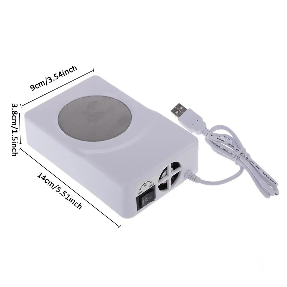 

USB Cooling Coaster Hot Cold Dual-Purpose Coaster USB Insulated Pad Placemat Portable "refrigerator" Office Cold Drink Coaster
