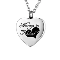 heart shape ashes holder necklace urn pendant cremation necklace fashion keepsake urn necklace design jewelry