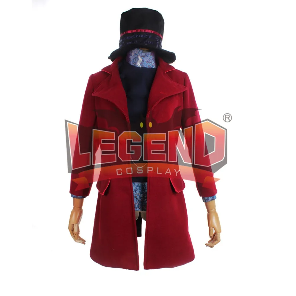Charlie and the Chocolate Factory костюм Вилли Вонки для костюмированной вечеринки на заказ|costume