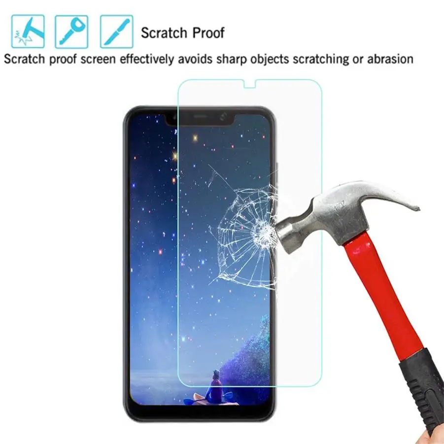 Твердый закаленный экран 9H HD для Xiaomi 9Se 9 8 A2 Lite Mix3 2S Взрывозащищенная пленка Redmi Note 7