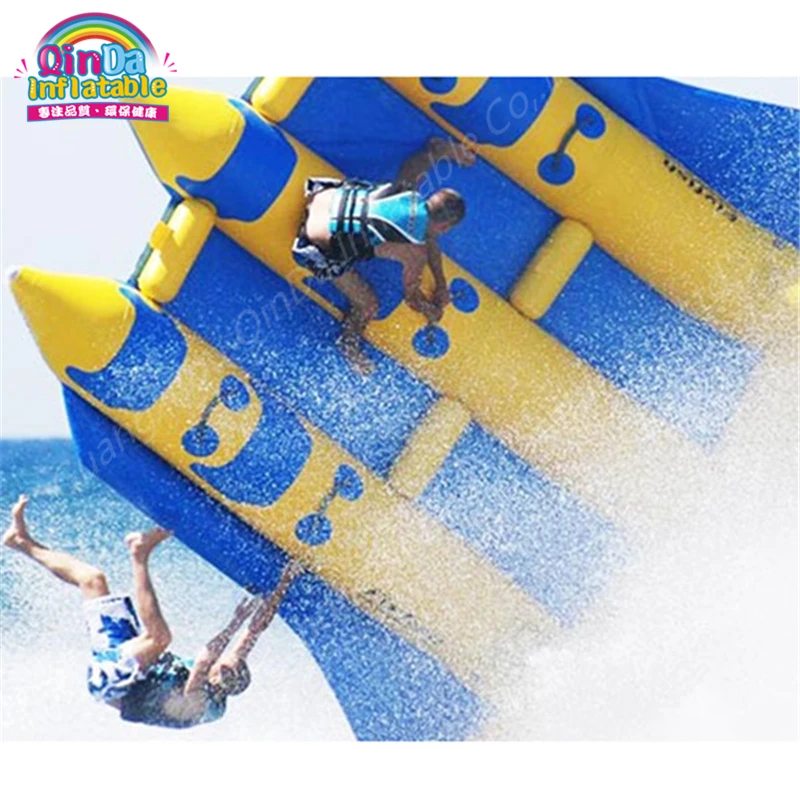 Free Air Pump With Inflatable Flying Fish Banana Boat Tube Towable | Игрушки и хобби