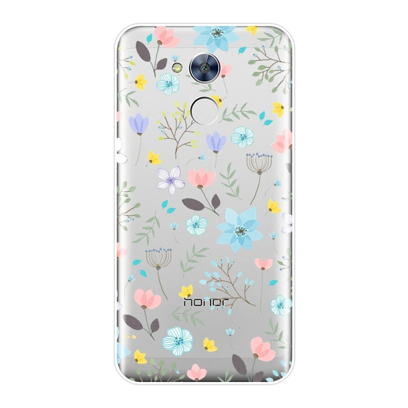 Мягкий силиконовый чехол для телефона Huawei Honor 6A 4C 5C 6C Pro задняя крышка с розовым