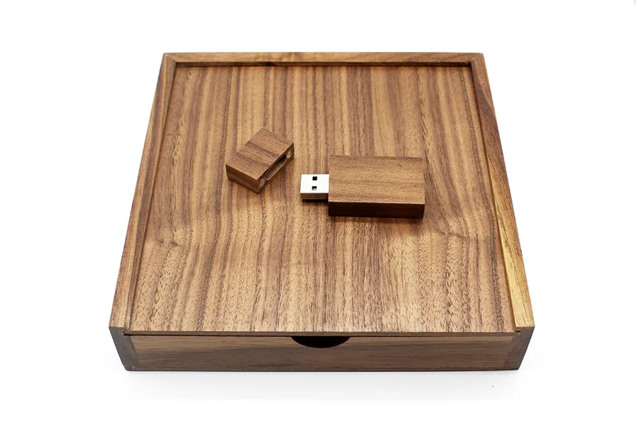 TEXT ME usb 3,0 сделанный на заказ Орех Деревянный+ коробка 64GB usb флеш-накопитель 4GB 8GB 16GB 32GB фотография usb3.0 деревянный