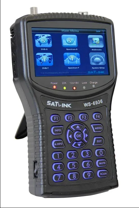 Цифровой спутниковый finder. meter WS6936 finder цифровой наземный сигнал satlink WS-6936 поиск сигнала 6936 finder
