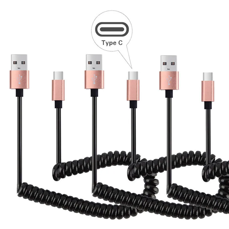Весенний USB кабель типа C для Huawei Mate 20 RS Porsche Design/Nova 2 Plus/Maimang 7 5/P10 Selfie/Note 8