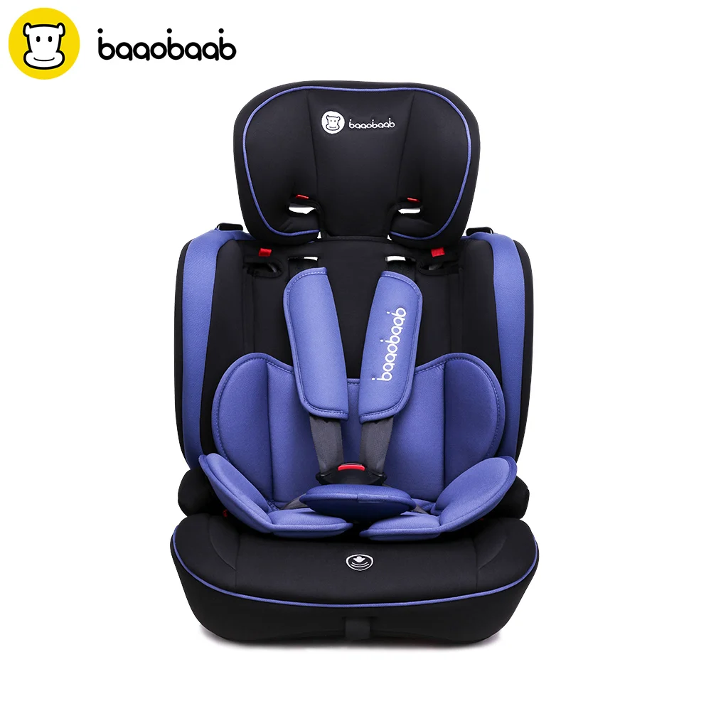 Blue Baaobaab BA05A 9 месяцев-12 лет, детское автокресло, переднее сиденье, 9-36 кг, пятиточечный ремень, детское сиденье для безопасности - Цвет: Blue