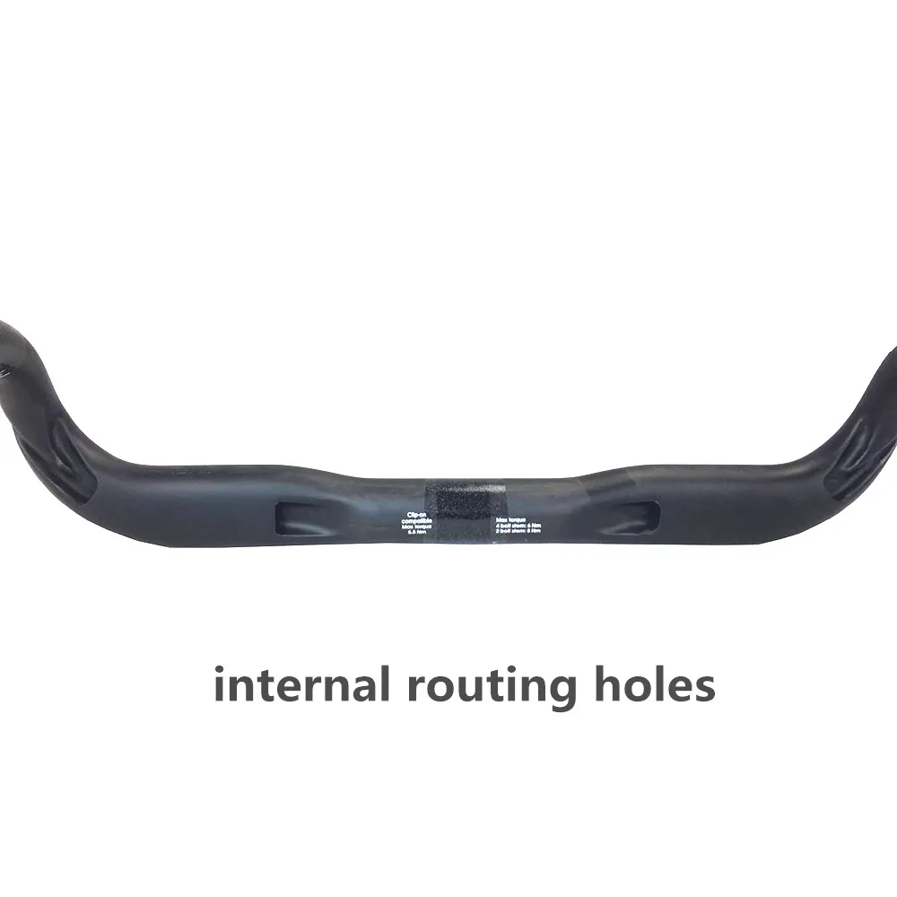 Cycling parts Bicycle Parts Handlebar carbon road bent bar inner routing 400/420mm matt bike Accessories | Спорт и развлечения