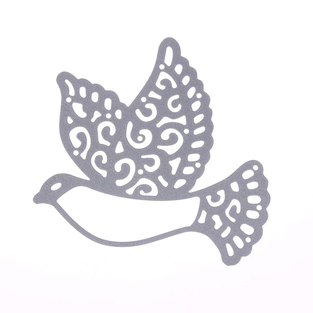 Металлические Вырубные штампы мир голубь птица Сделай Сам Скрапбукинг открытка