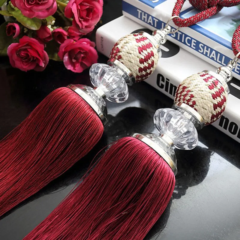 Занавеска s Висячие шары пояс европейские шторы занавески кисточки оконная