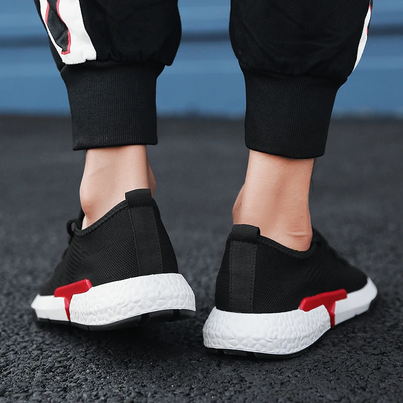 Уличная спортивная обувь мужская шесть цветов дышащая для бега со шнуровкой