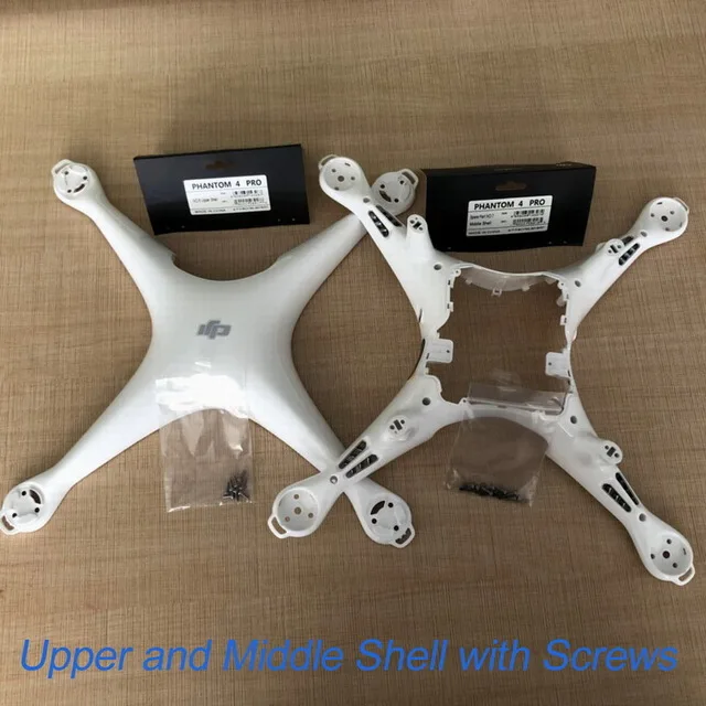 Подлинная часть корпуса DJI Phantom 4 Pro верхняя средняя крышка шасси с компасом винт запасная часть 5 6 7 для DJI P4P