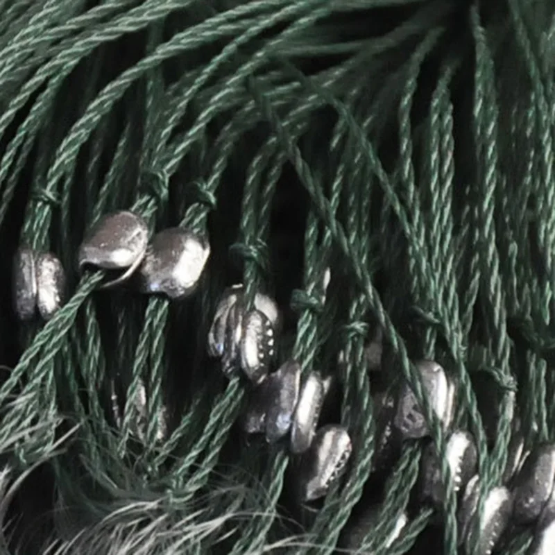 Новая трехслойная рыболовная сеть сетка из нейлона монофиламентная прочные