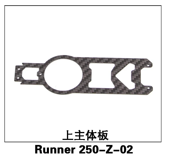 Оригинальные запасные части Walkera Runner 250 верхняя основная плата Z 02 панель из