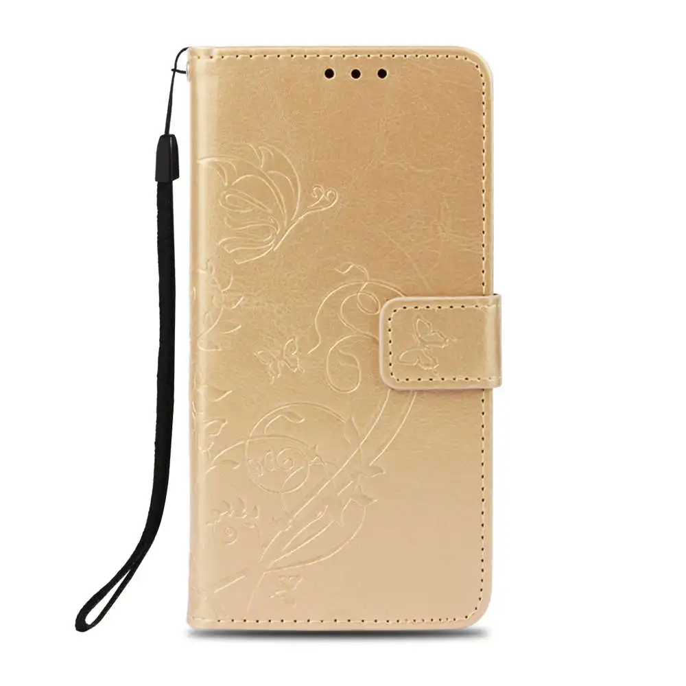 Golden Откидной Чехол-кошелек с подставкой для huawei P20 Коврики 20 10 Lite рro P8 P9 Lite P Smart чехол для Honor 8 Lite 8A 7A 7C 5X 5C 4C - Цвет: Golden