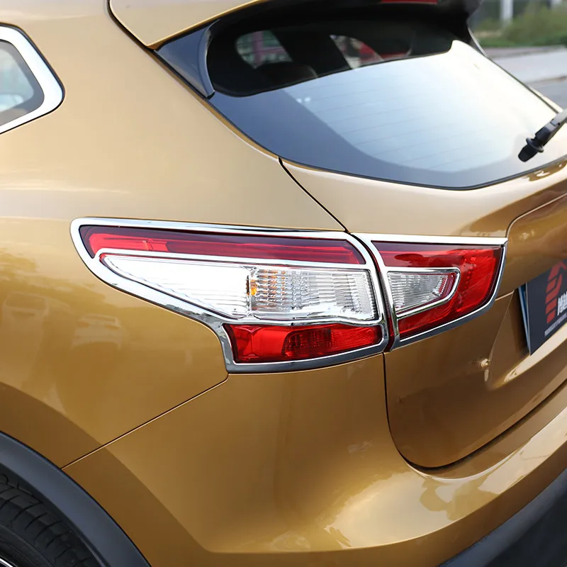 Высококачественный Хромированный задний фонарь/декоративная рамка для Nissan Qashaqai