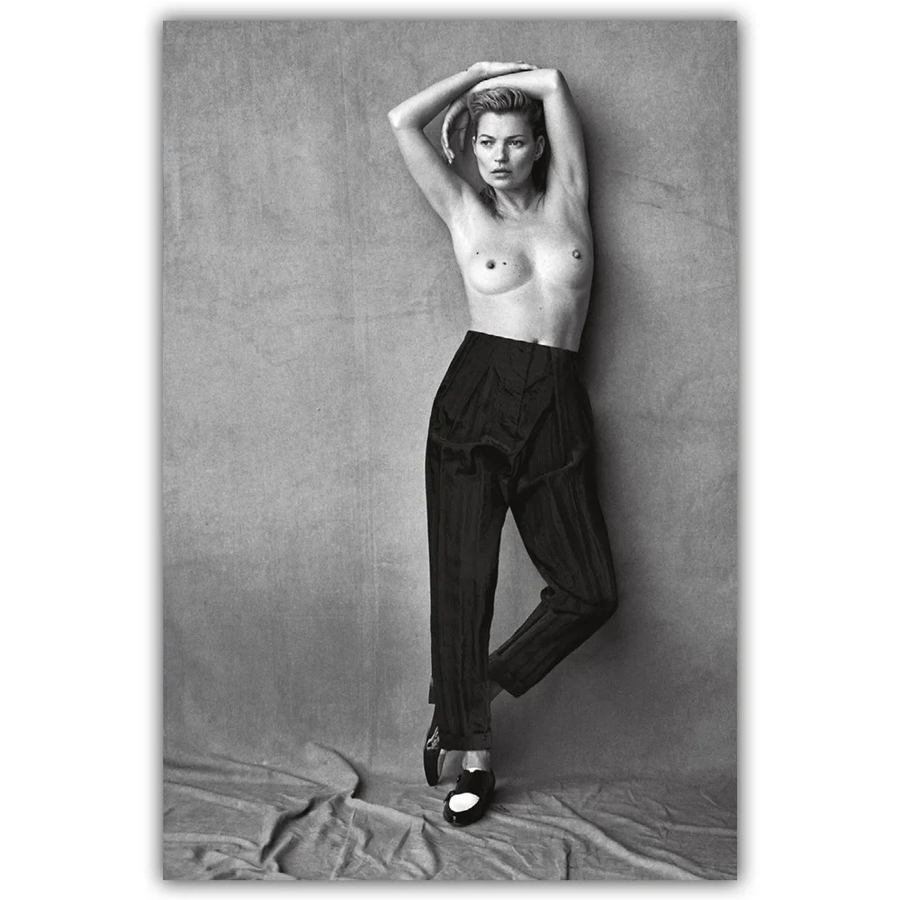 19 Kate Moss английский Vogue Сексуальная Супер Модель Холст плакат - Цвет: 19