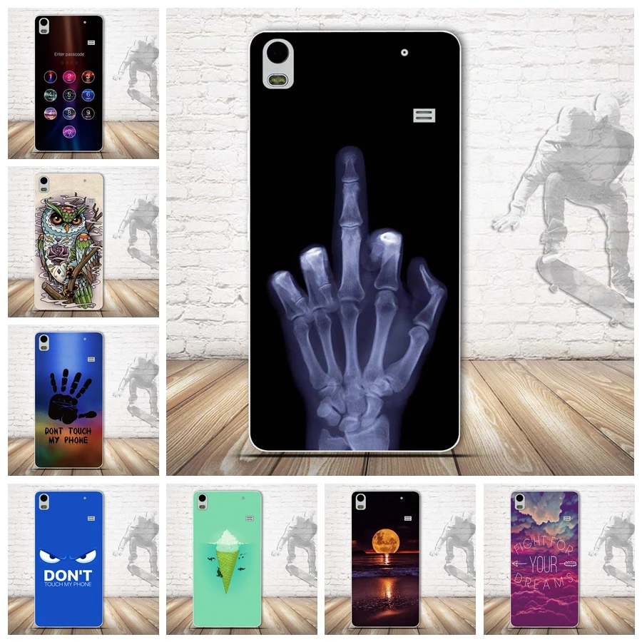 

Luxury Back Painting Cover Case for Lenovo A7600 Case Back Soft TPU Cover for Lenovo S8 A7600 A 7600 Silicon Cases Covers