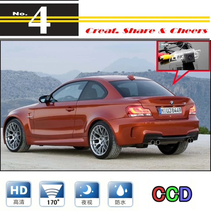 Автомобильная камера для BMW 1 M1 E82 E88 Coupe Высококачественная заднего вида PAL / NTSC