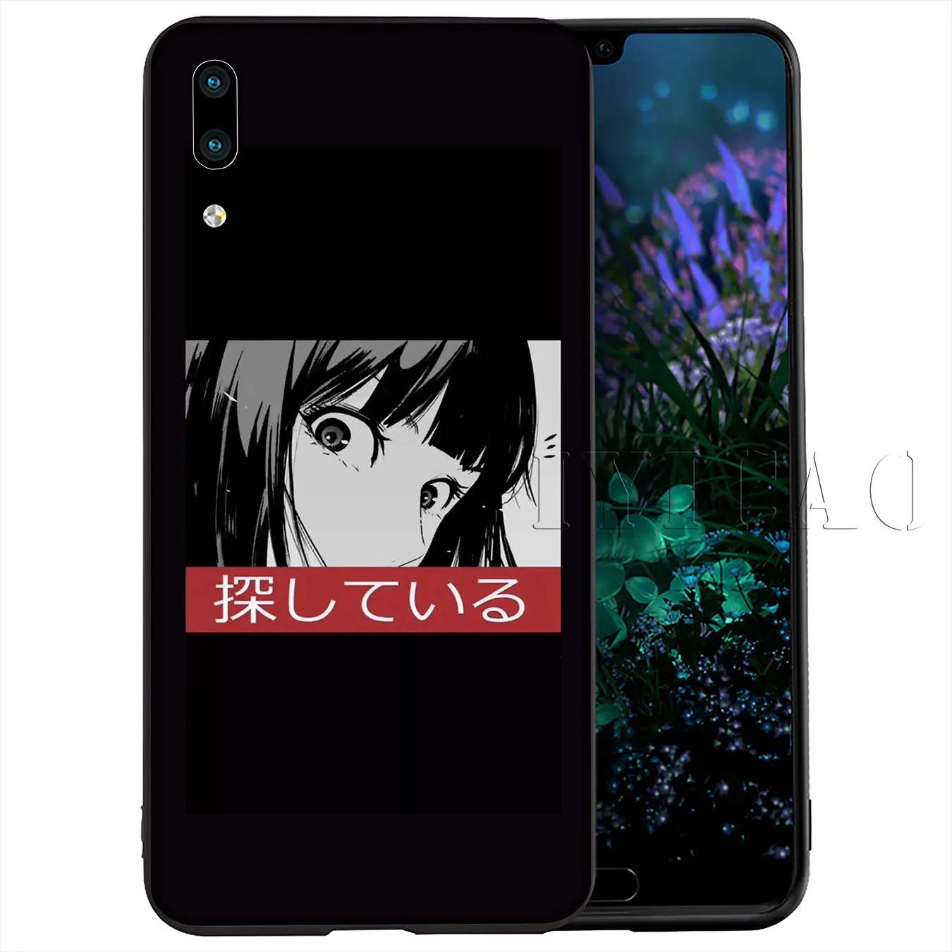 IYICAO stare японский Мягкий силиконовый чехол для телефона Huawei Y9 Y7 Y6 Prime 2019 Honor 20 8C 8X 8 9 9X