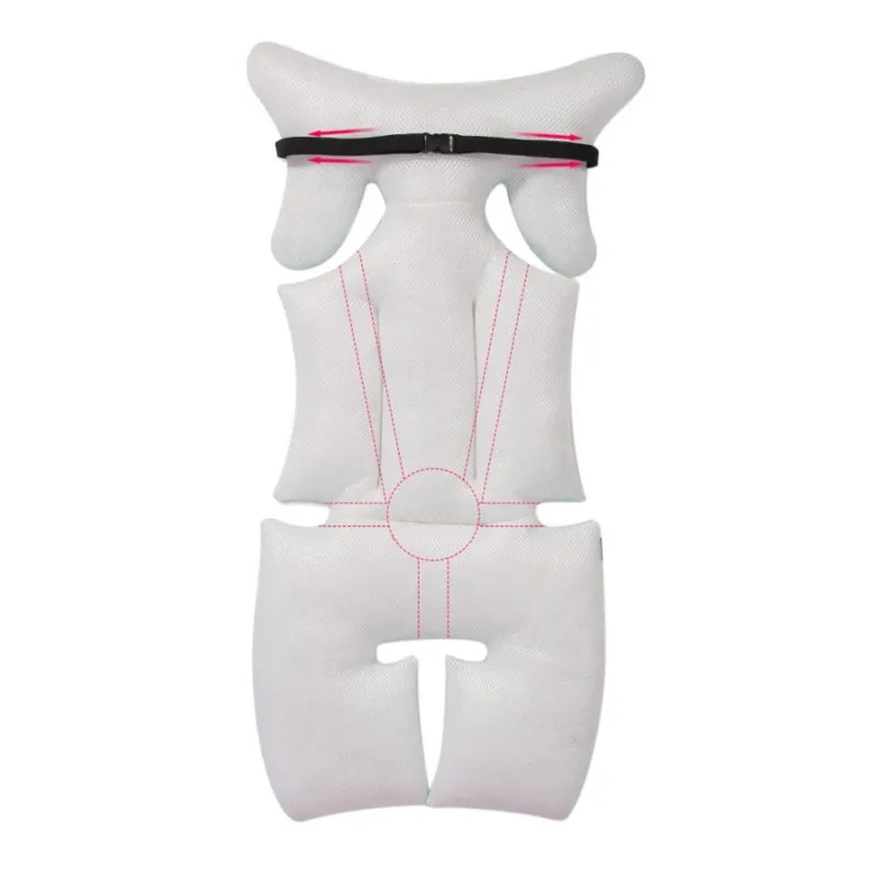 Одежда для малышей с принтами подушка детской коляски сиденье теплая чехол