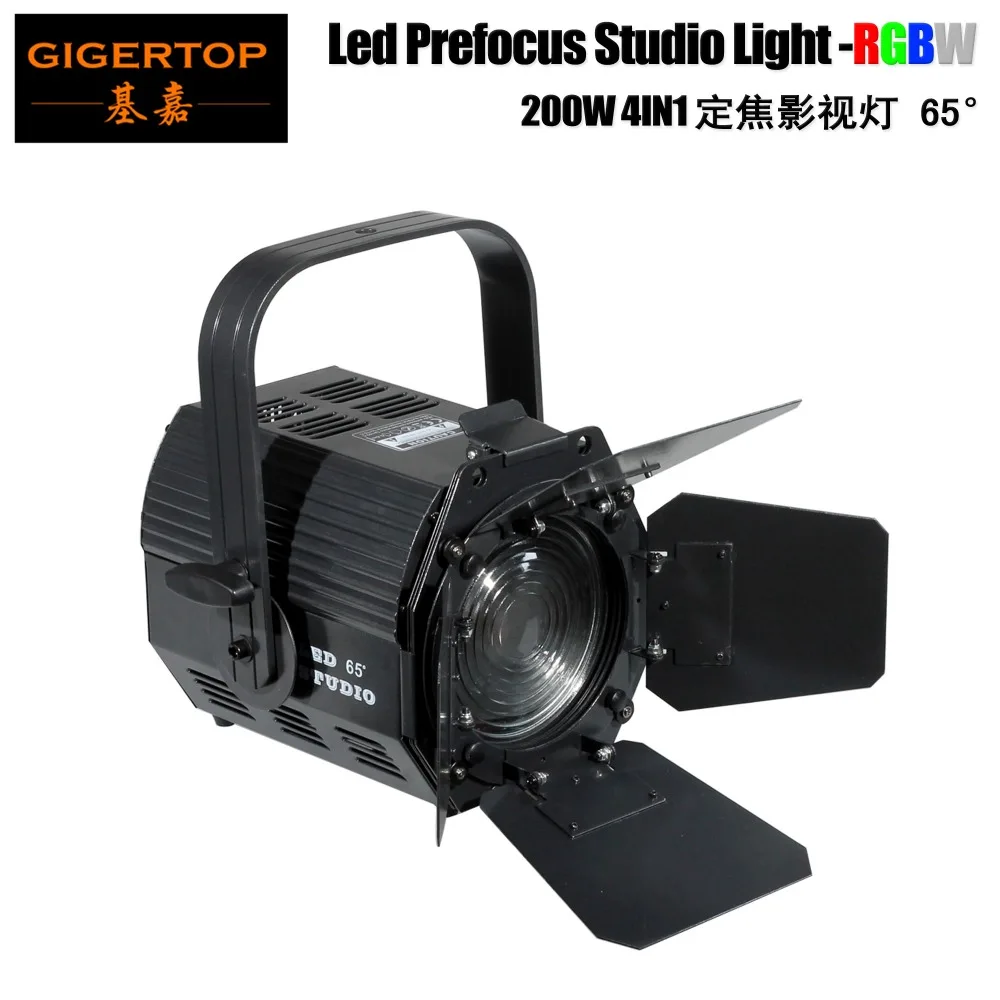 TIPTOP 200 Вт Led Prefocus Studio Light COB RGBW полноцветный 4 в 1 вентилятор крутая мощность/DMX IN/OUT