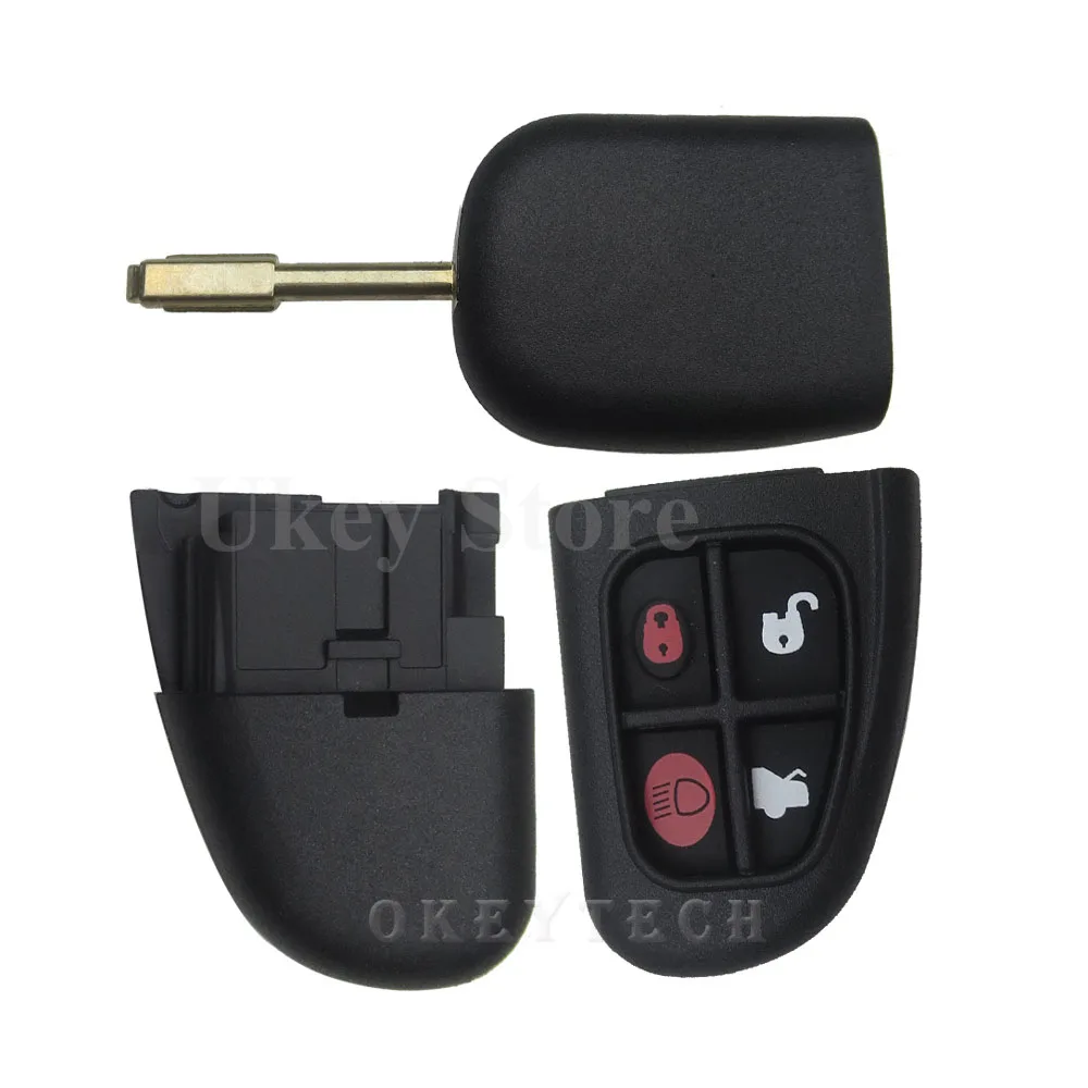 OkeyTech флип дистанционный ключ Fob 4 кнопки NHVWB1U241 315 МГц 434 МГц 4D60 чип для выбора Jaguar заготовка для ключа Remtekey