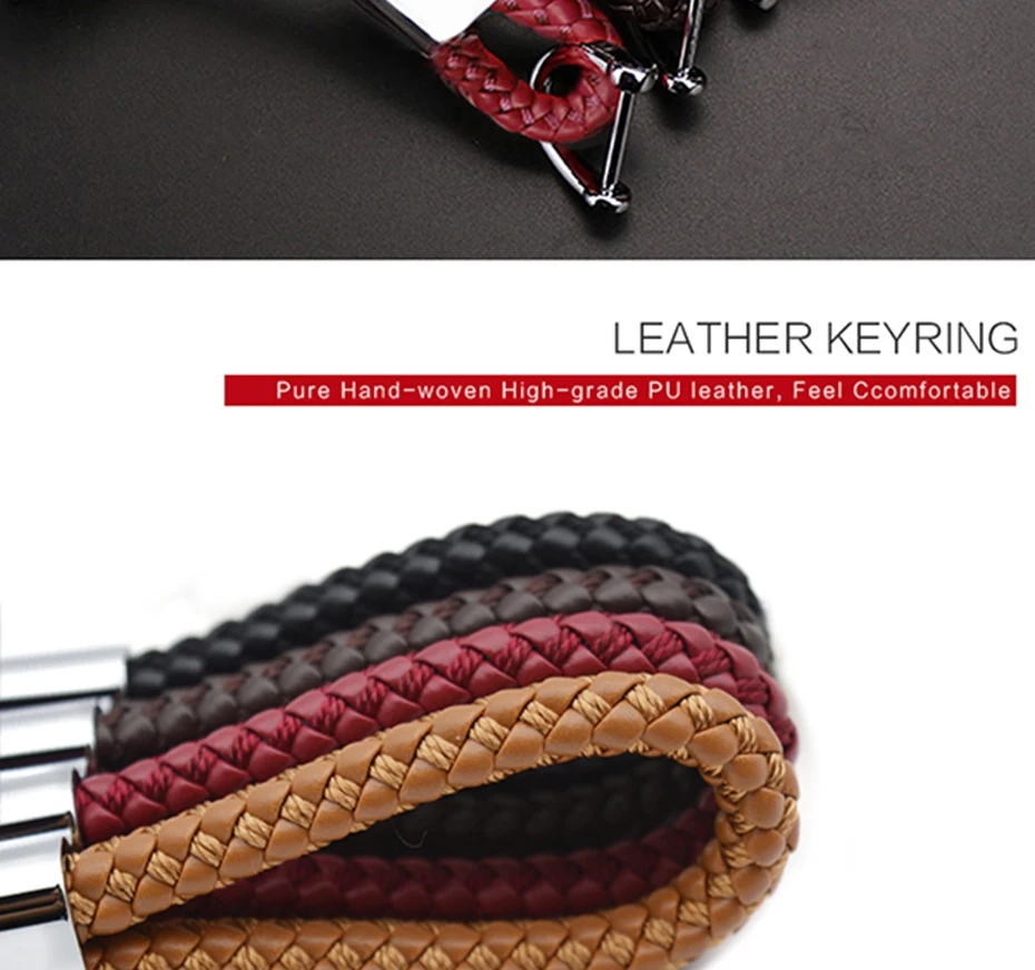 Кожаный чехол для ключей для автомобиля Dodge Ram 1500 Journey charger Dart Challenger Durango Key Holder для Fiat Grand Punto 500 Stilo