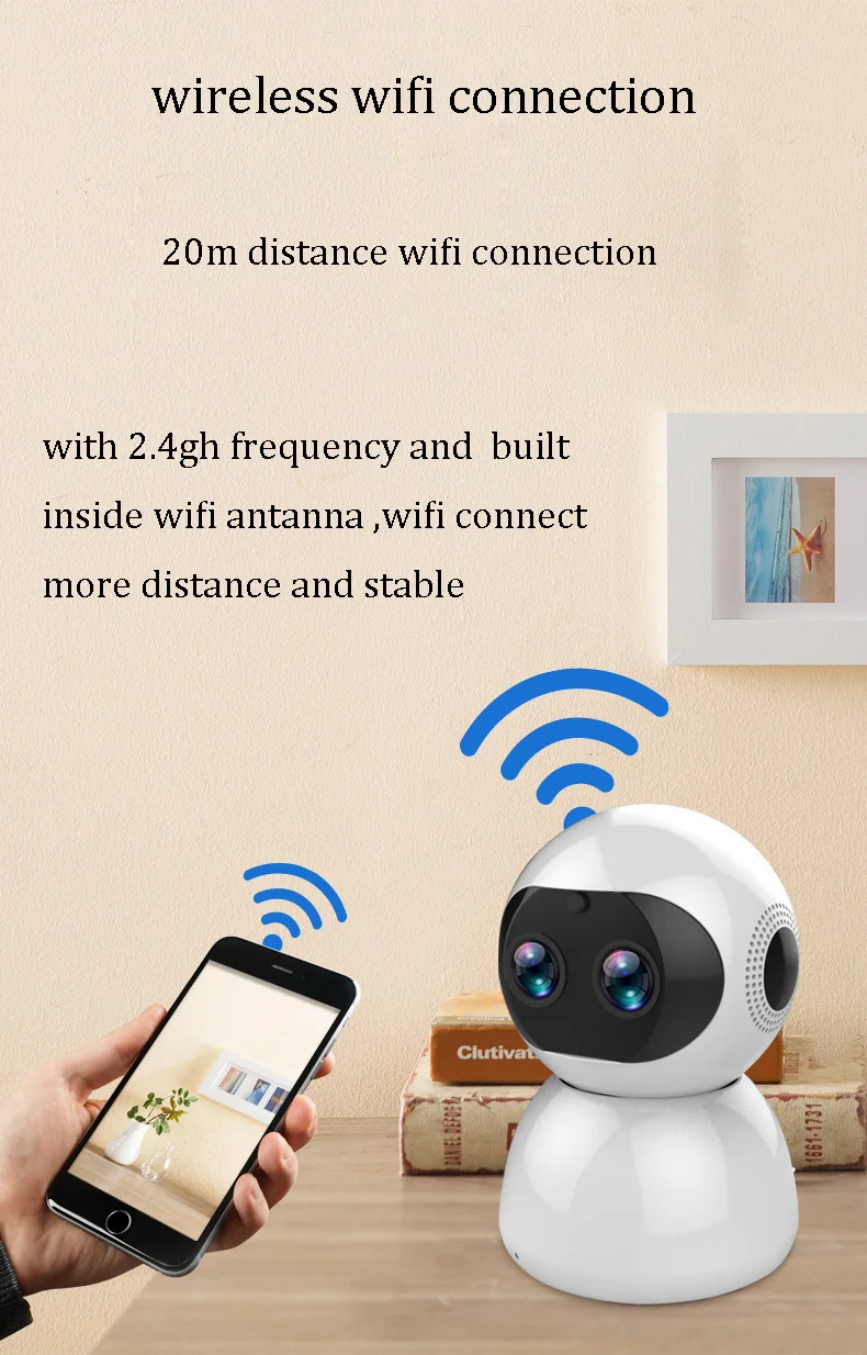 Новейшая Беспроводная дистанционная Wi-Fi камера IP Cam Детский плюшевый монитор домофон H.264 IR ночное видение спикер панда PC наблюдение