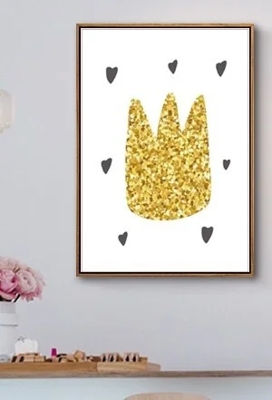 

Modern Black White Minimalist Motivational Typography Crown Quotes A4 Poster Print Wall Art Living Room Decor Canvas Painting N