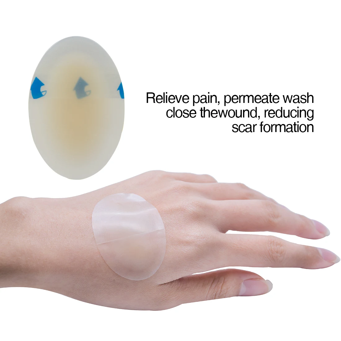2pcs The Blisters Stickers Women High Heels Foot Care Skin Hydrocolloid Plaster Blister Heel Protector Patches D1147
