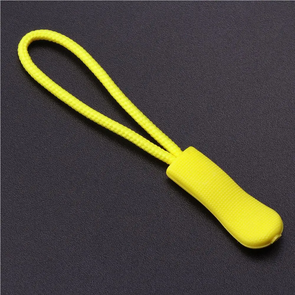 yellow 20 шт. молния тяга Съемник Конец подходит веревка пластиковая молния Веревка DIY Швейные аксессуары - Цвет: yellow