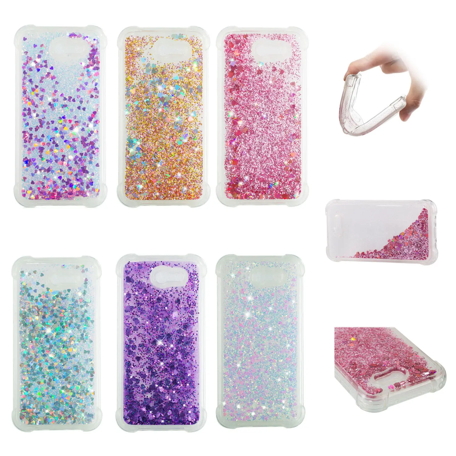 

Highly translucent shatter-resistant mobile phone protection case suitable for Samsung galaxy j3 2017 U.S. Edition cover telepho