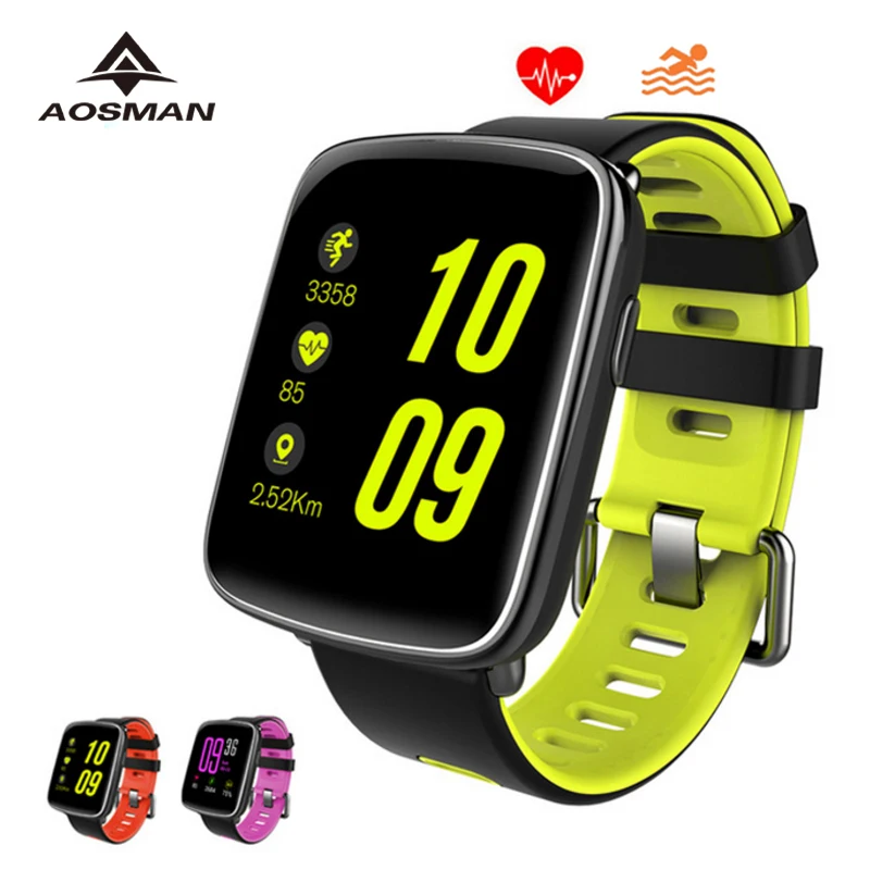 Aosman smart watch для женщин мужские спортивные шорты плавания Sportswatch GV68 IP68