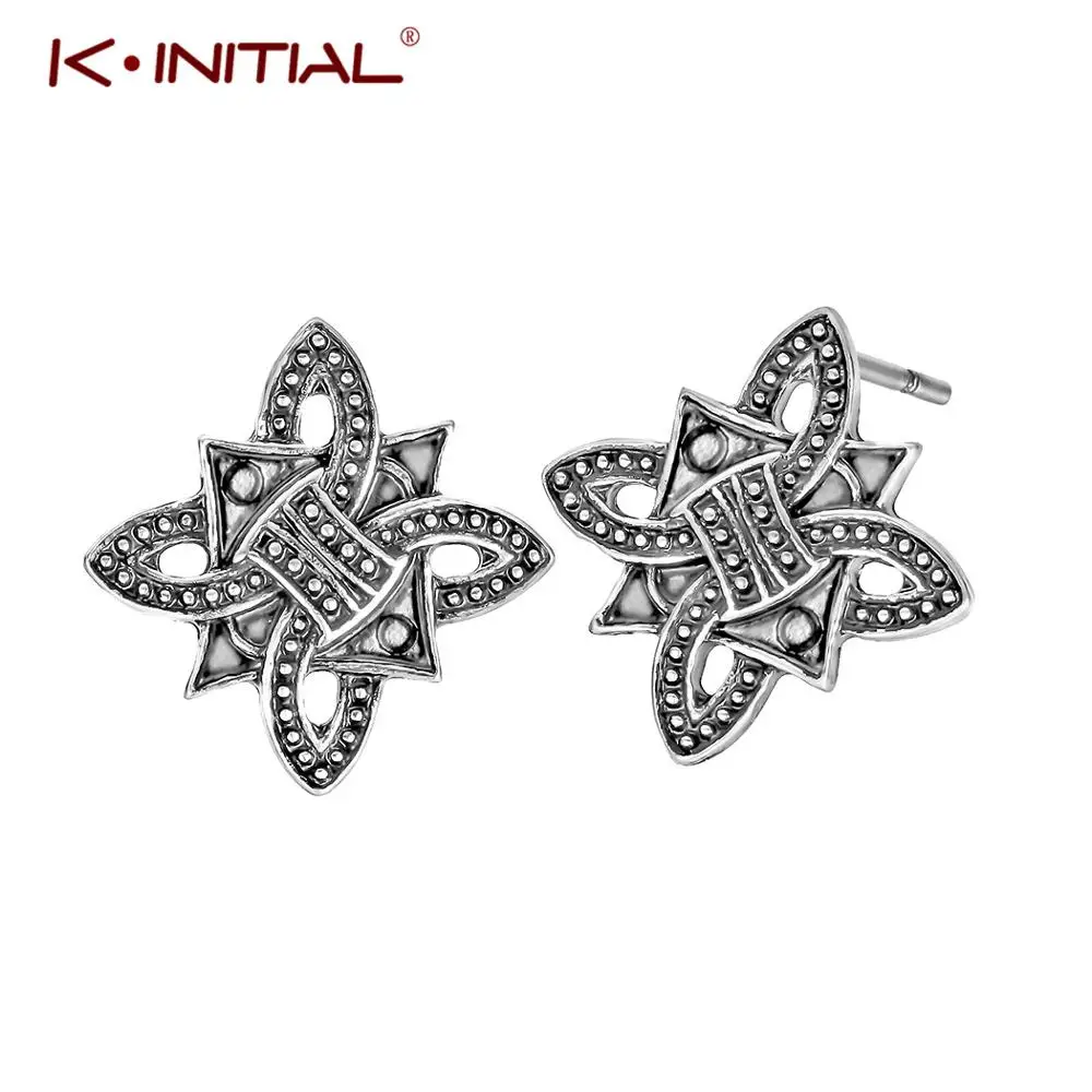 Славянские руны Kinitial серьги кресты для женщин 2018 модные ювелирные изделия