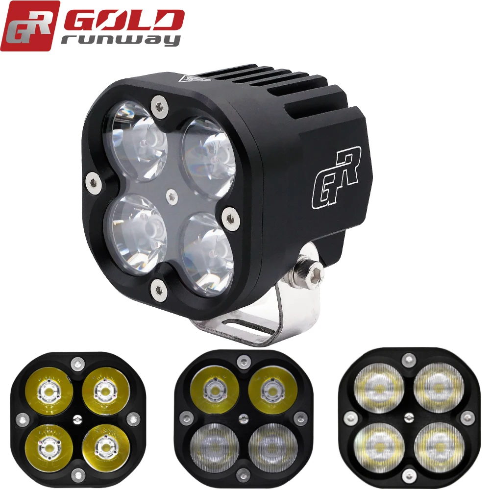 Goldrunway мотоцикл Точечный светильник головной светильник фары GR-X4 XPL 40 Вт Led супер светильник Dc12V Универсальный Мотокросс вспомогательный светильник