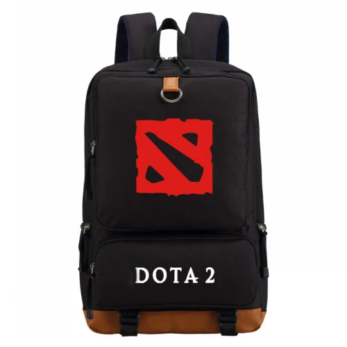Wishot DOTA 2 логотип рюкзак csgo для подростков boyschool сумки путешествия Повседневное сумки для ноутбуков Рюкзак - Цвет: Black1