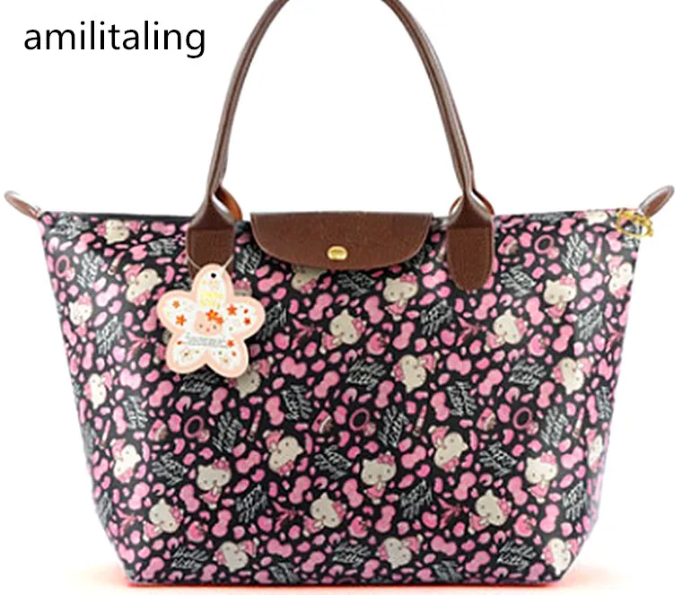 Новая сумка на плечо для покупок Hello kitty, сумочка, кошелек, YE-K3689