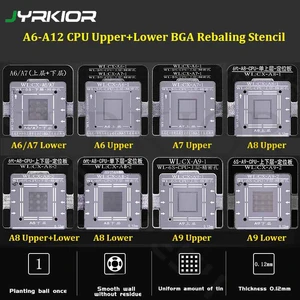 Для iPhone 566S78 Plus X XS MAX XR A8 A9 A10 A11 A12 CPU ОЗУ верхний нижний завод Оловянная стальная сетка BGA реболлинговый трафарет