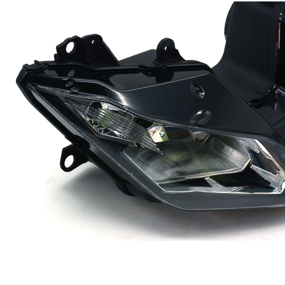 Мотоциклетные черные передние фары головные фонари лампы в сборе для KAWASAKI NINJA300