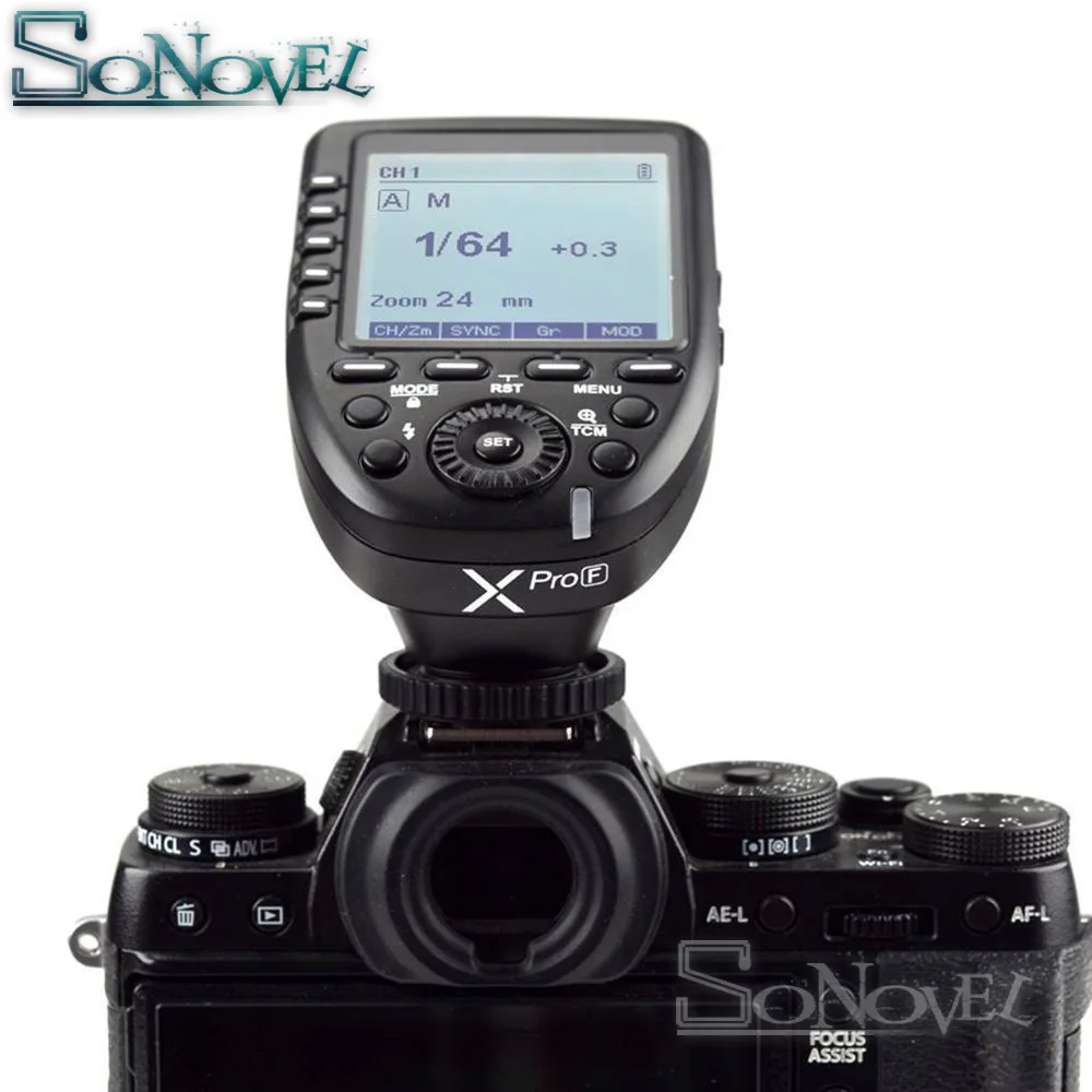 В наличии Godox Xpro F 2 4G 1/8000s высокоскоростной синхронизация TTL беспроводной триггер