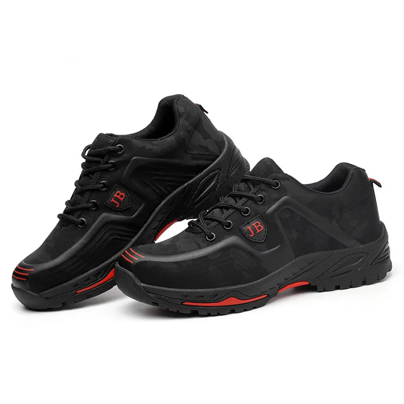 Мужская обувь со стальным носком безопасные рабочие ботинки дышащие с защитой от