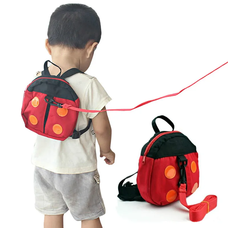 

2in1 Ladybird Shaped Keeper Anti Lost Safety Harness Baby Backpack Walk Harness Children Bags Mochilas