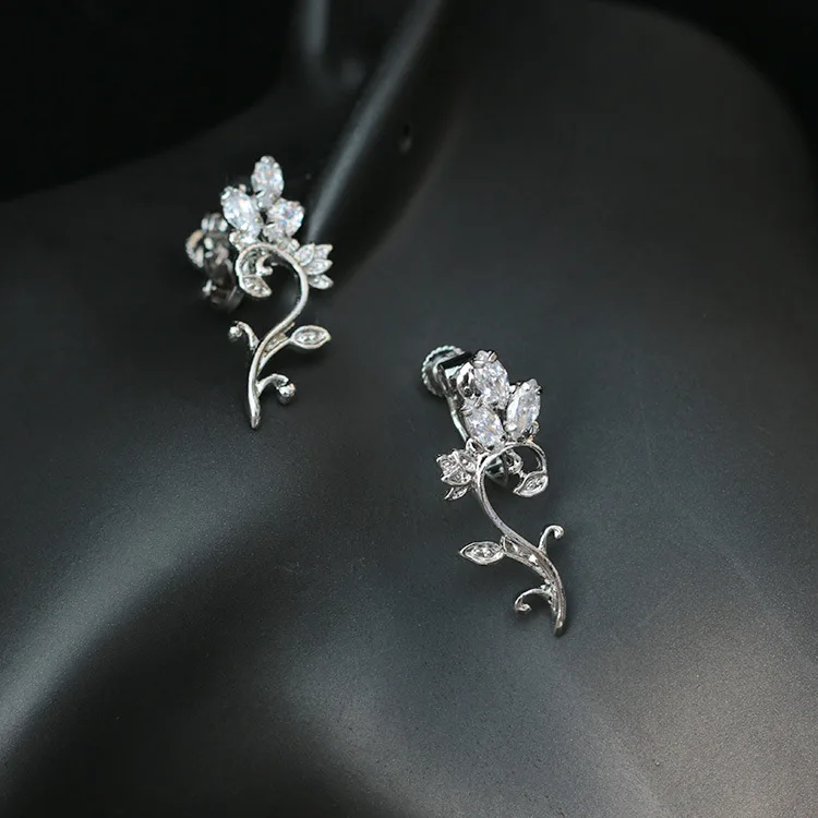 SLBRIDAL, медные свадебные с кубическим цирконом, ювелирный набор, для невесты, CZ, ожерелье, серьги, набор, для банкета, вечерние, ювелирный набор, для подружек невесты, ювелирное изделие