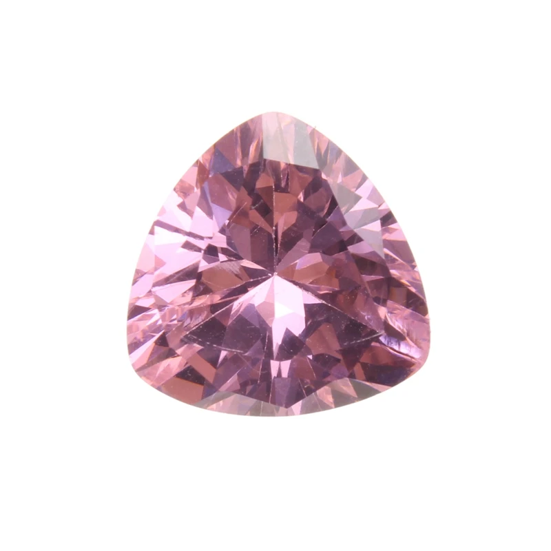 KIWarm 10.32ct ненагреваемый розовый сапфир 12 мм триллион огранки AAAA + цвет драгоценных