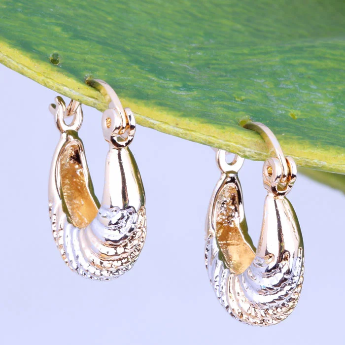 Любовный монолог Новый! Специальные золотистые серьги кольца ювелирные изделия