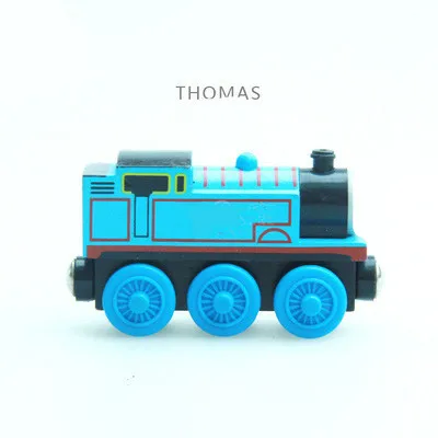 Магнитный деревянный Паровозик Emily Train, магнитные игрушки, рождественский подарок для детей, деревянные дорожки для детей - Цвет: NO2