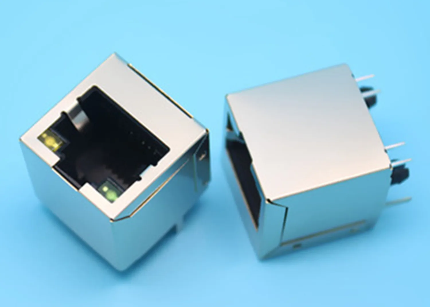 2 шт. RJ45 розетка 180 градусов по вертикали правый угол PCD экранированный сетевой