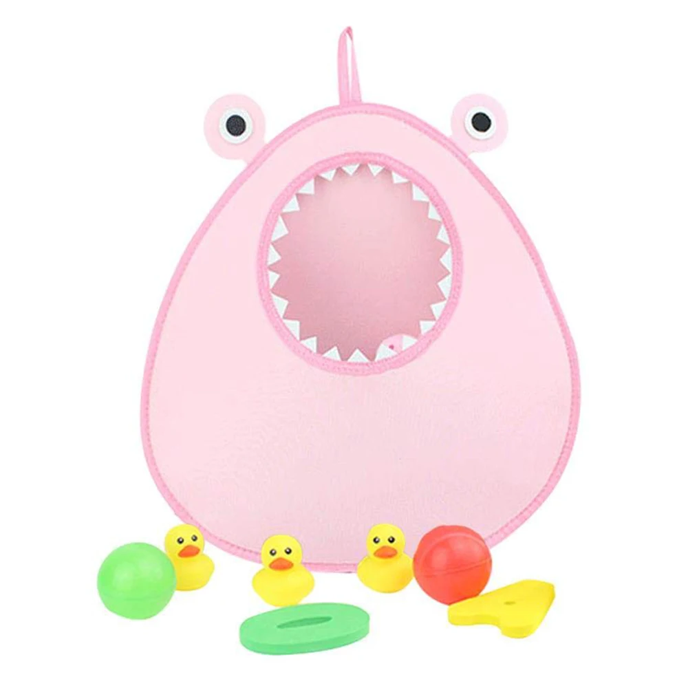 Children's Waterproof Bathroom Bath Toys Storage Bag Baby Bath Toy Organizer Mesh Hanging Bathroom Basket Bath Toys Storage Bin